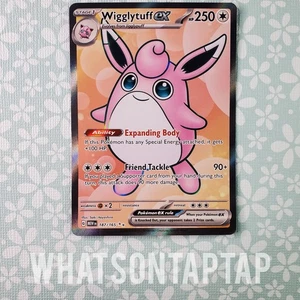 Tarjeta Pokémon Wigglytuff Ex 187/165 Secreta Rara Escarlata Violeta Pokemon 151 LP - Imagen 1 de 2