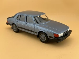 1984 Saab 900 Turbo 4 Door Light Blue Metallic Promo STAHLBERG 1/22 - Picture 1 of 8