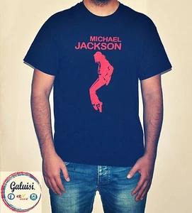 T-SHIRT MICHAEL JACKSON UOMO MANICA CORTA 100% COTONE, SPEDIZIONE CORRIERE - Imagen 1 de 6