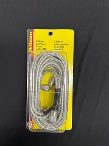 Cable coaxial Wilson 18' Super Mini 8 RG8X CB antena de radio cofase con FME 305818FME - Imagen 1 de 2