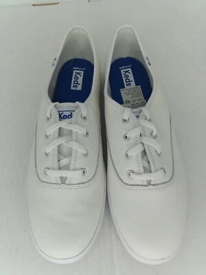Keds Women's Champion Original Leather Sneakers, White Leather, 11 M (US) - Image 1 of 4