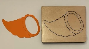 AccuCut Die CORNUCOPIA (C2280L) Large 5" x 6"  Thanksgiving Fall - Picture 1 of 7