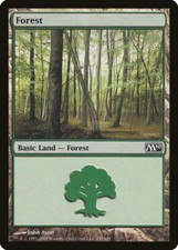1x FOIL Forest M10 2010 #247 MTG magic English NM/Unplay common Land C card