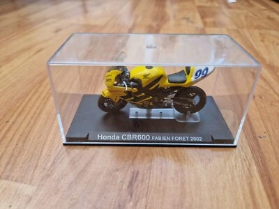 1/24 DEAGOSTINI IXO - 2002 HONDA CBR600 FABIEN FORET DIECAST MOTORCYCLE BIKE - Image 1 of 2