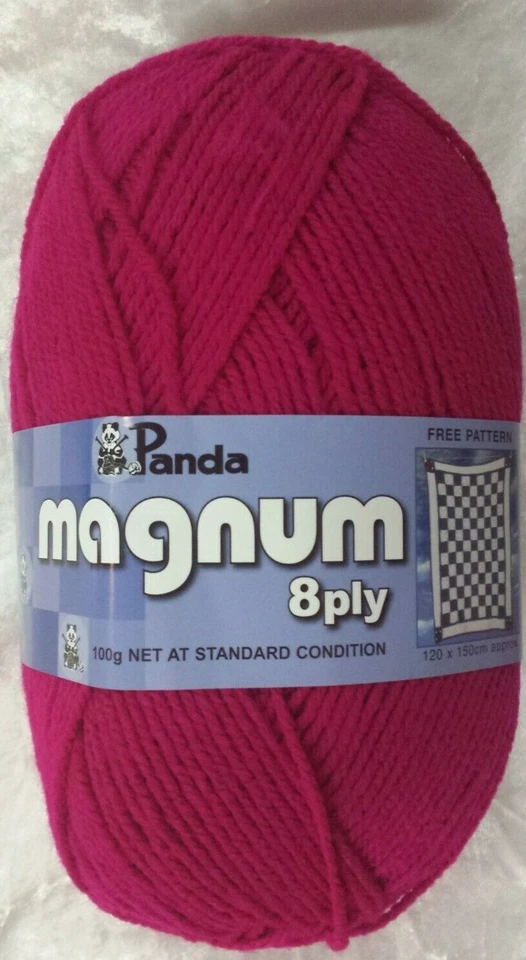 Panda Magnum #381 Fucshia 8 Ply 100g Acrylic - image 1 of 1