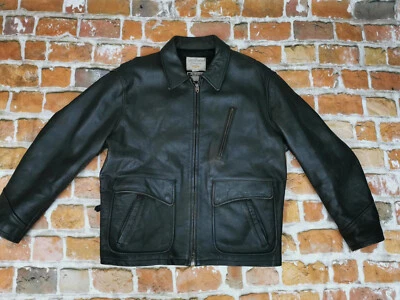 Chevignon Authentic Vintage Leather Jacket Coat Brown Casual Size XL Tip Top - Image 1 of 4