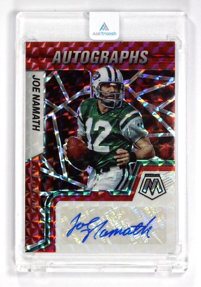 2022 Panini Mosaic Prizm #AM-JN Joe Namath Auto - Image 1 of 2