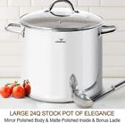 Stainless Steel Pot Homichef Large Nickel Free Stainless Steel Stock Pot + Lid