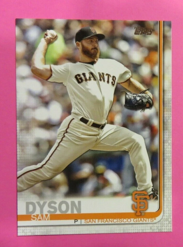 2019 Topps, San Francisco Giants - SAM DYSON - Image 1 of 1
