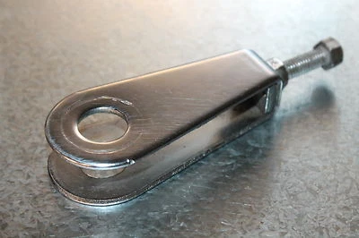 Suzuki GS550L GS 550 L 1981 trasero cromado 5" tensor de cadena ajustador Foto 1 de 3