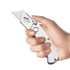 Art Knife Folding Pocket Utility Knife Aluminum Alloy Heavy Duty Blades