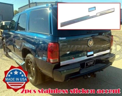 fit:2002-2006 Cadillac Escalade SUV/ESV Rear Door Liftgate Cover Trim Accent 2Pc - Image 1 of 3