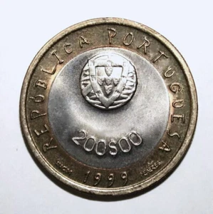 S11 - Portugal 200 Escudos 1999 Brilliant Uncirculated - Unicef - Ano da Crianca - Picture 1 of 2