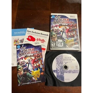 Super Smash Bros. Brawl Nintendo Wii Game Complete with Manual CIB Tested - Picture 1 of 8