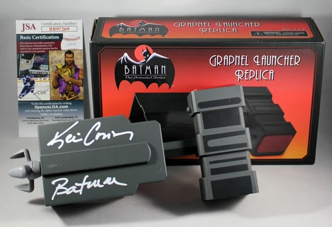 KEVIN CONROY SIGNED BATMAN ANIMATED SERIES NECA REPLICA GRAPNEL LAUNCHER JSA COA Cover