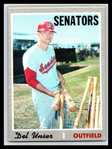 1970 Topps #336 Del Unser