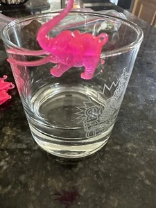Vintage 70er Jahre Getränkehänger Elefant. 32 Gesamt. Rosa. - Bild 1 von 3