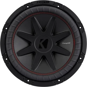 KICKER 52CVR124 CAR AUDIO 12" COMPVR SUBWOOFER/SUB WOOFER DUAL 4-OHM CVR124 - Picture 1 of 3