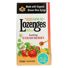 Pacific Resources Propolis Lozenges Strawberry 20 Lozenges
