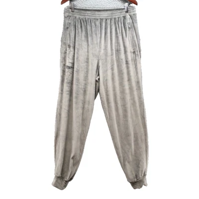 Skims Velvet Velour Sweatpants Womens Large Gray Jogger Soft Cozy Loungewear - Image 1 of 4