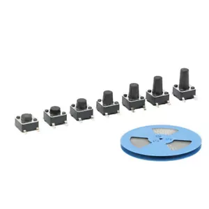 Altezza 6x6 4,3 mm 5 mm 6 mm 7 mm 8 mm 9 mm 10 mm interruttore a tatto micro interruttore a pulsante - Foto 1 di 5