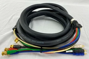 Cable coaxial 5 canales BNC macho a RCA macho 24' 75 ohmios EPA-3020B serpiente - Imagen 1 de 4
