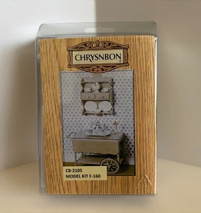 Chrysnbon Dollhouse Miniature Tea Cart CB-2105 Model Kit F-160 (1:12 scale) - Picture 1 of 3
