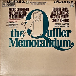 THE QUILLER MEMORANDUM SOUNDTRACK-1966LP MONO Composed by JOHN BARRY PROMO - Picture 1 of 1