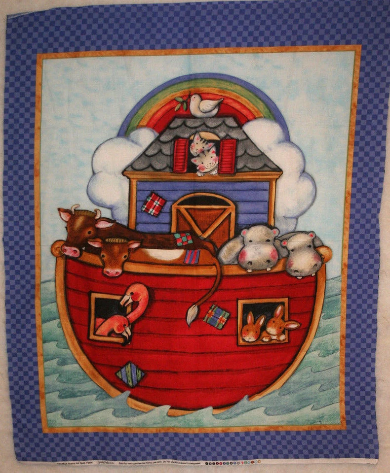 Arc wIth animals crib blanket  FREE NAME embroider  - Image 1 of 1