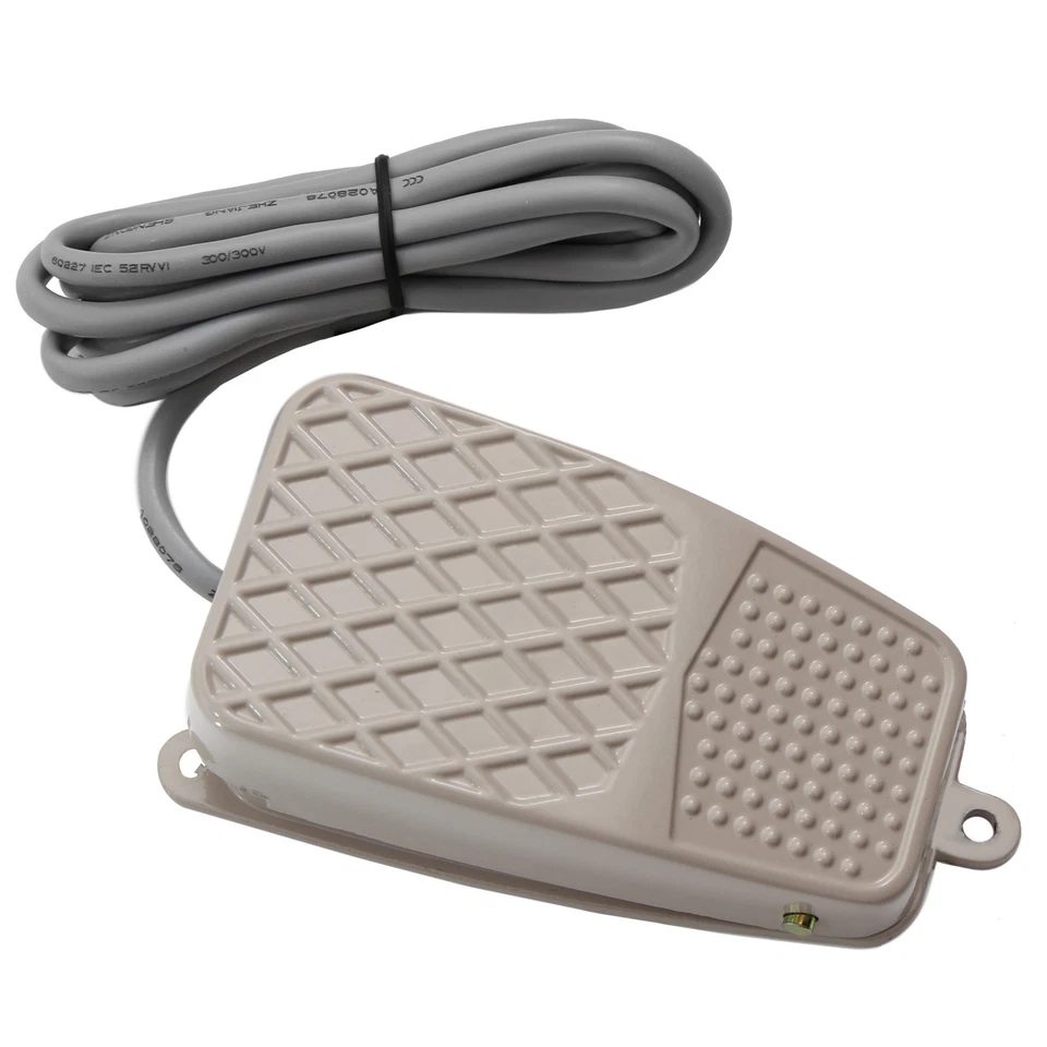 Fußschalter GFS-2 Grau Schutzhaube Trittschalter Fußpedal Schalter Fernschalter - Bild 1 von 1