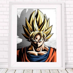 Dragon Ball Z - Anime Manga Poster Print Sizes A5 to A0 **FREE DELIVERY** - Picture 1 of 14