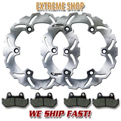 Front Disc Rotors + Brake Pads for Honda VF500 F Interceptor (1984-1985-1986) - Image 1 of 2