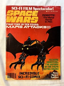 1978 SPACE WARS MAGAZINE VOL 2 #1 MARS ATTACKS Sci-Fi Magazine Vintage - Picture 1 of 4