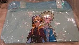 Disney Frozen II Bolsa de Lona Equipaje Bolsa de Viaje Anna y Elsa Copos de Nieve Lentejuelas - Imagen 1 de 6
