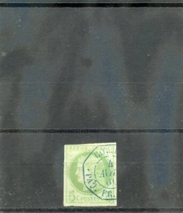 GUADELOUPE FORERUNNER YT 17 1872 5c OLIV, GUADELOUPE 4APR80 CDS, ss 300 $ - Bild 1 von 1