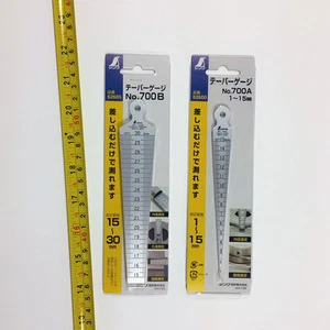 2 Set Japan SHINWA Taper Welding Gauge 1~15mm,15~30mm 700A 700B Diameter Measure - Picture 1 of 3