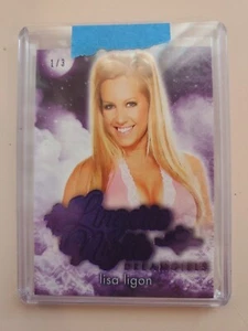 PLAYBOY BENCHWARMER LISA LIGON PLAYMATE LINGERIE NIGHTS PURPLE 1/3 - Picture 1 of 4