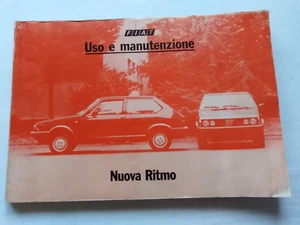 FIAT NUOVA RITMO   LIBRETTO USO MANUTENZIONE EDIZIONE  01/1983      (674) - Foto 1 di 7