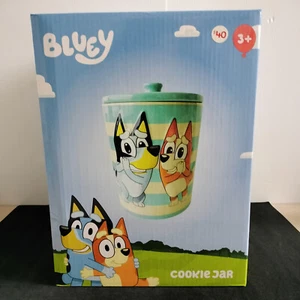 Bluey Cookie Jar Ludo Studio Zak Australia New In Box Approx: 25cm H x 17cm W - Foto 1 di 3