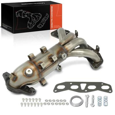 Front Catalytic Converter w/ Exhaust Manifold for Nissan Sentra Altima 2002-2006 - Image 1 of 4