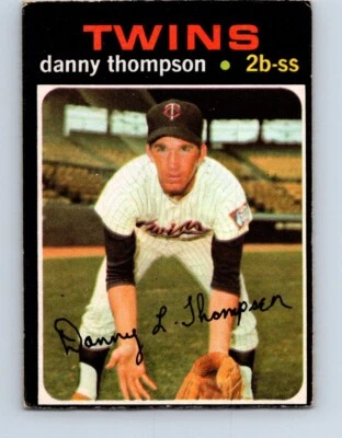 VINTAGE BASEBALL CARD OPC 1971 MINNESOTA TWINS DANNY THOMPSON  NO408 - Image 1 of 2