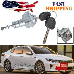 For 2011-2018 Kia Optima Door Lock Cylinde w/ 2 Keys Left Driver Side 819702TA00 - Picture 1 of 7