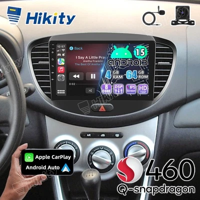 Android 15 8Core CarPlay Autoradio Für Hyundai i10 PA 2007-2013 Navi WIFI Kamera - Bild 1 von 4