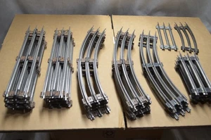 26 Original Lionel “Branded” 027 Model Railroad Tracks. Brown, Black, Grey. VG++ - Picture 1 of 17