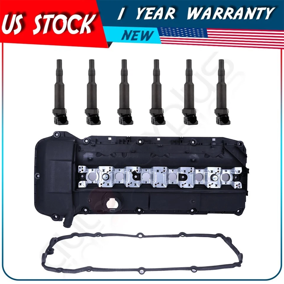 Junta de tapa de válvula y bobina de encendido para BMW X3 330i 525i 325i 2003-2006 Foto 1 de 4