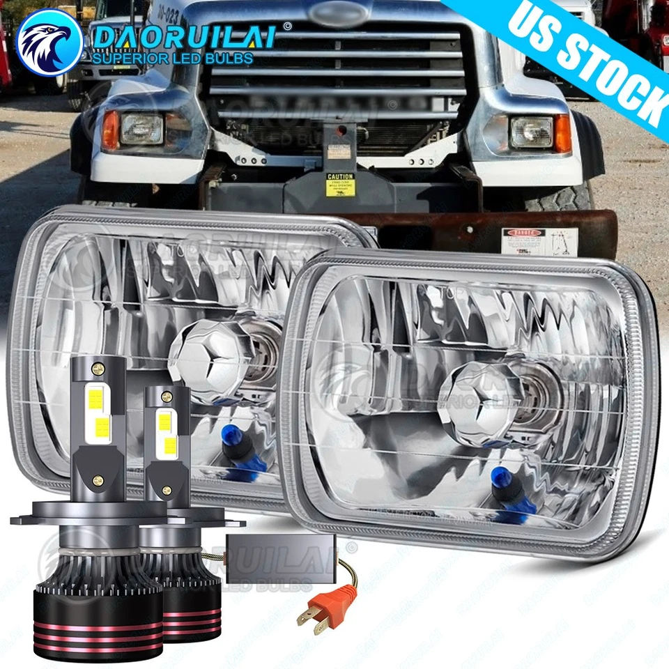 Запечатанная светодиодная фара дальнего/ближнего света для грузовика Sterling A9500 LT9500 1999-2008 7x6 дюймов - Изображение 1 из 4