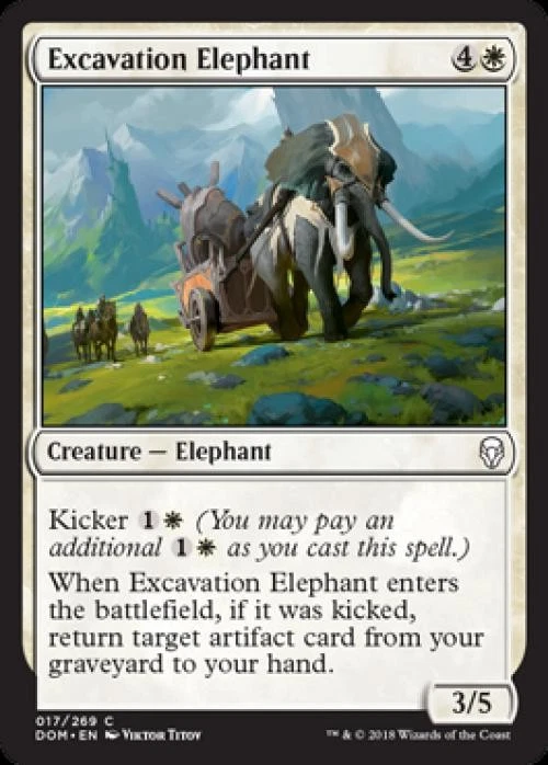 Excavation Elephant -Foil Near Mint MTG Dominaria - Image 1 of 1