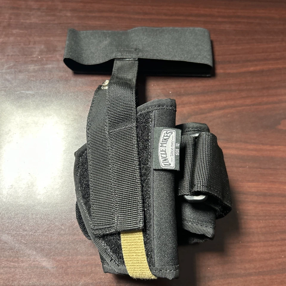 Uncle Mike's 尼龙踝皮套 12 码右手,Glock 26,27 — 第 1/3 张图片