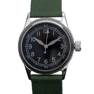 Ailager 'The G.I.' Reloj Militar US WW2 A11 Pattern Estilo Servicio Ejército USA - Imagen 1 de 4