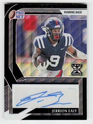 2022 Leaf Ultimate Draft #PA-JE1 Jerrion Ealy Portrait Autographs - Image 1 of 2
